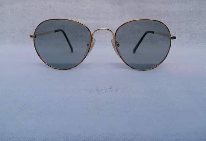 แว่นตาอาร์ติสท์–ทีเฉด–หยดน้ำ–แพนโต้–John Lennon  'FIT FLEX' ตัวแท้ มือหนึ่ง–New Old Stock เลนส์กระจกคริสตัล สีเทาท้องฟ้า–สว่าง...Authentic Vintage FIT FLEX handmade in Japan
 รูปที่ 2