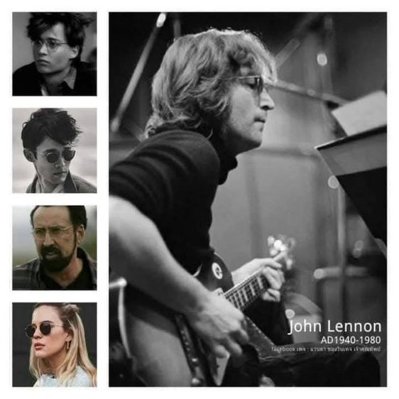 แว่นตาอาร์ติสท์–ทีเฉด–หยดน้ำ–แพนโต้–John Lennon  'FIT FLEX' ตัวแท้ มือหนึ่ง–New Old Stock เลนส์กระจกคริสตัล สีเทาท้องฟ้า–สว่าง...Authentic Vintage FIT FLEX handmade in Japan
 รูปที่ 7