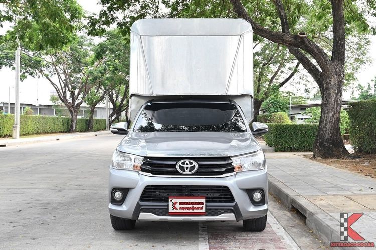 Toyota Hilux Revo 2018 2.4 J Plus Pickup ดีเซล ไม่ติดแก๊ส เกียร์ธรรมดา เทา รูปที่ 2