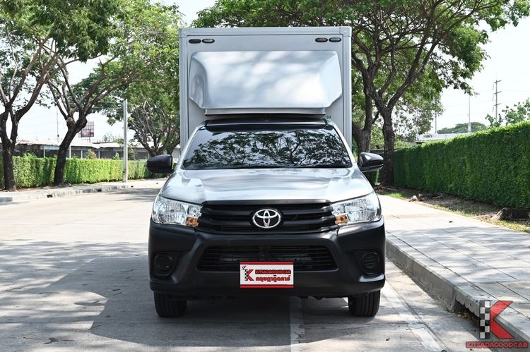 Toyota Hilux Revo 2018 2.4 J Plus Pickup ดีเซล ไม่ติดแก๊ส เกียร์ธรรมดา เทา รูปที่ 2