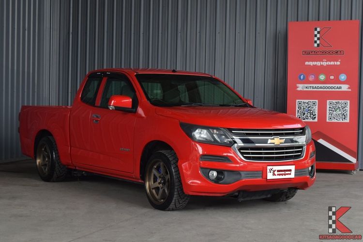 Chevrolet Colorado 2018 2.5 LT Pickup ดีเซล ไม่ติดแก๊ส เกียร์ธรรมดา แดง