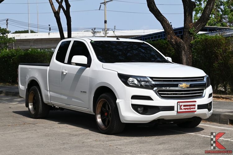 Chevrolet Colorado 2018 2.5 LT Pickup ดีเซล ไม่ติดแก๊ส เกียร์ธรรมดา ขาว