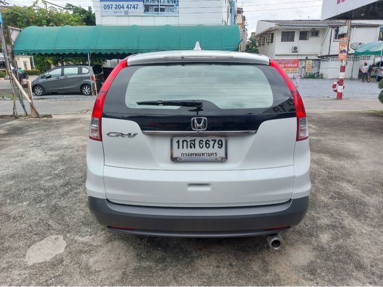 Honda CR-V 2013 2.0 S Utility-car เบนซิน ไม่ติดแก๊ส เกียร์อัตโนมัติ ขาว รูปที่ 4