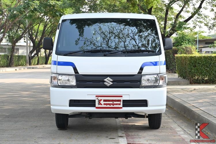 Suzuki Carry 2022 1.5 Pickup เบนซิน ไม่ติดแก๊ส เกียร์ธรรมดา ขาว รูปที่ 2
