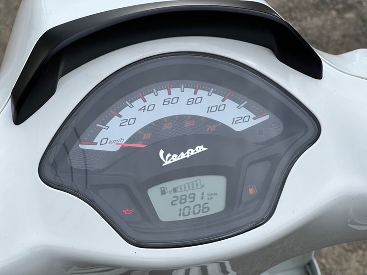 Vespa S125 iget 2025 ขาวสวยมาก 2800โลแท้ๆ รูปที่ 16