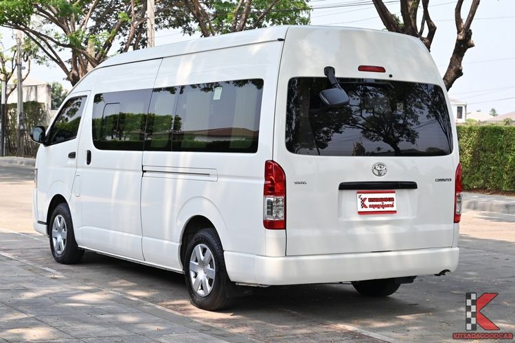 Toyota Commuter 2020 3.0 Van ดีเซล ไม่ติดแก๊ส เกียร์อัตโนมัติ ขาว รูปที่ 3