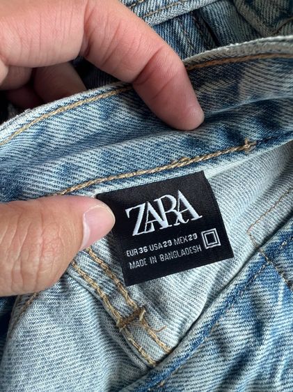 กางเกนยีนส์ แบรนด์ zara เอว 29 รูปที่ 3