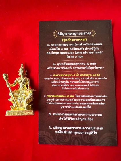 พญายม พระยม รุ่นล้างอาถรรพ์ ของหมอผีเสาวรีย์ รูปที่ 4