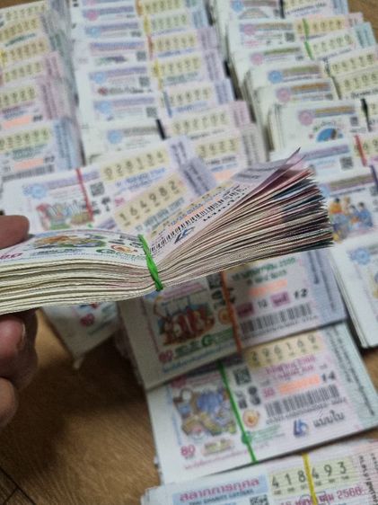 เหมาล็อตเตอรี่มือสอง 3500 ใบ พร้อมกล่อง รูปที่ 6