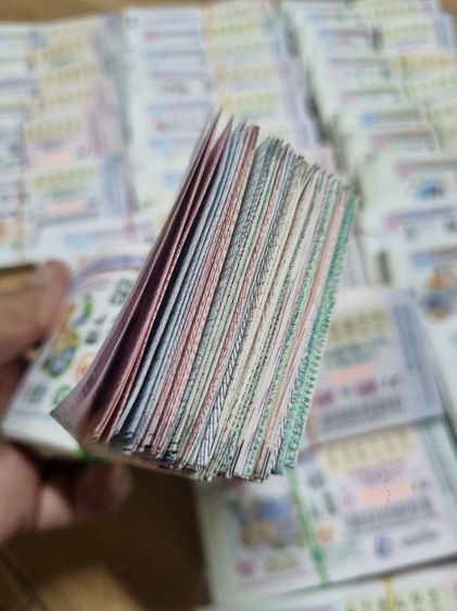 เหมาล็อตเตอรี่มือสอง 3500 ใบ พร้อมกล่อง รูปที่ 9