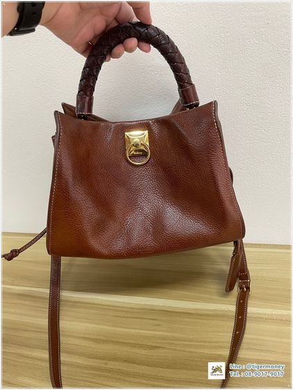 กระเป๋า Mulberry Small Iris สี Oak  รูปที่ 4