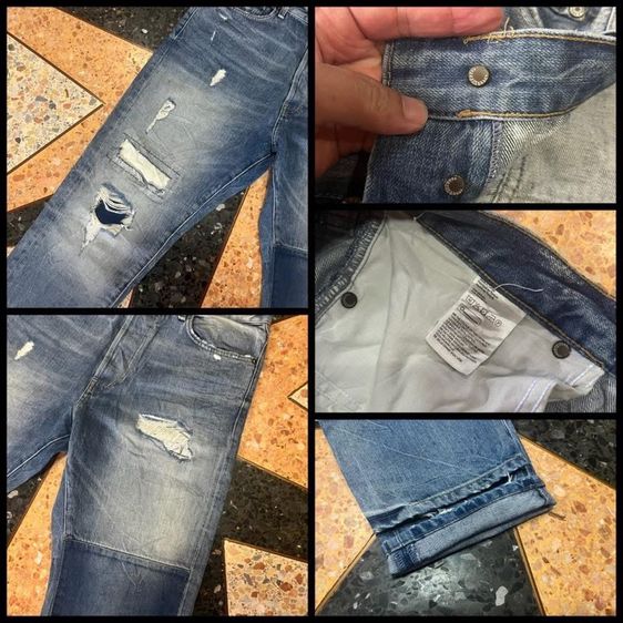 📌เอช แอนด์ เอ็ม👖 เอว33-34 รูปที่ 6