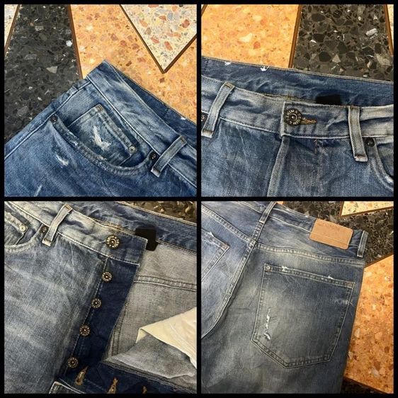 📌เอช แอนด์ เอ็ม👖 เอว33-34 รูปที่ 5