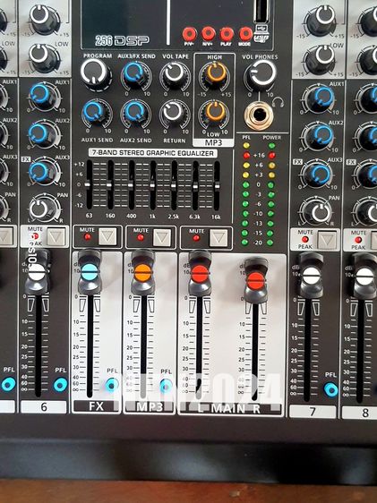 MGP-12S มิกเซอร์บลูทูธ อีคิวปรับเสียง มิกเซอร์เอฟเฟค,mixer  รูปที่ 6
