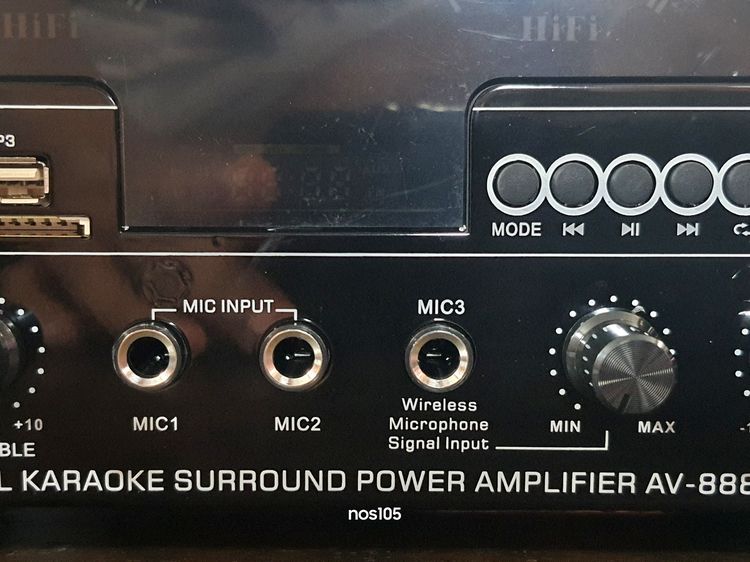 Sunbuck รุ่น AV-888BT 5.1 Channel HiFi Karaoke Power Amplifier SPR+ แถมฟรี ลำโพง Bluetooth 1 ตัว (จนกว่าของหมด) รูปที่ 10