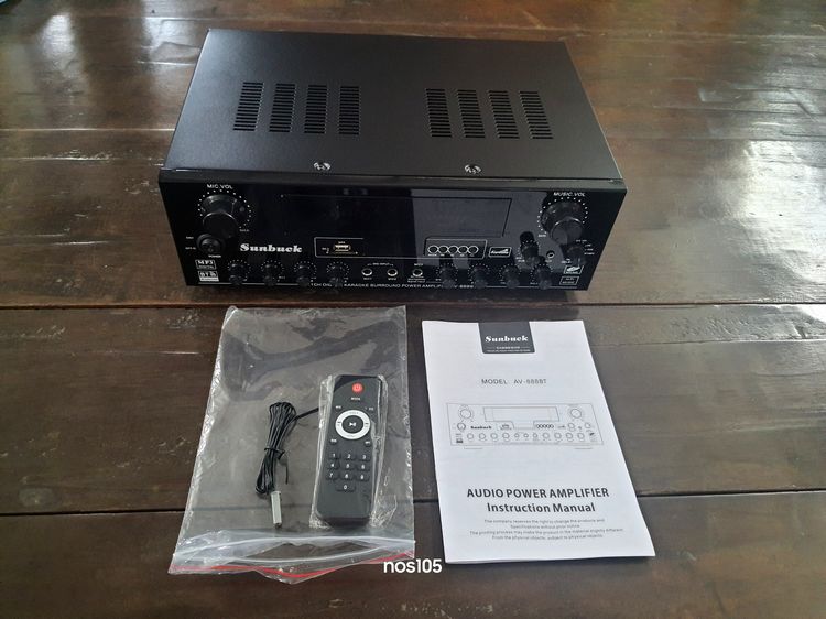 Sunbuck รุ่น AV-888BT 5.1 Channel HiFi Karaoke Power Amplifier SPR+ แถมฟรี ลำโพง Bluetooth 1 ตัว (จนกว่าของหมด) รูปที่ 7