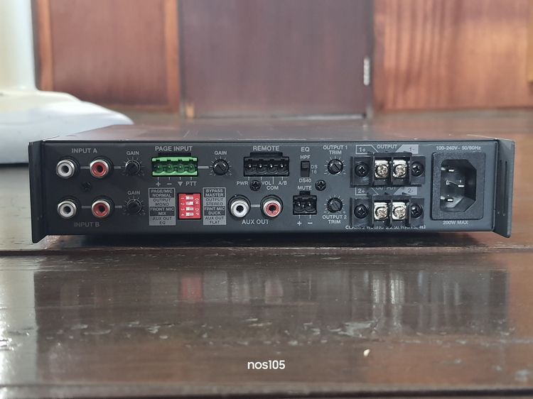 BOSE FreeSpace® IZA 250-LZ Compact Mixer Integrated Zone Power Amplifier รูปที่ 3