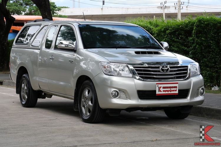 Toyota Hilux Vigo Champ 2014 Smart Cab 2.5 G Pickup ดีเซล ไม่ติดแก๊ส เกียร์ธรรมดา บรอนซ์เงิน