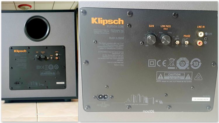 Klipsch R-100SW ซับวูฟเฟอร์ 10 นิ้ว  เสียงเบสแบบโรงหนัง  แบรนด์ซับ ขายดีอันดับ 1 USA รูปที่ 2