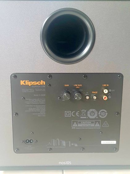 Klipsch R-100SW ซับวูฟเฟอร์ 10 นิ้ว  เสียงเบสแบบโรงหนัง  แบรนด์ซับ ขายดีอันดับ 1 USA รูปที่ 10
