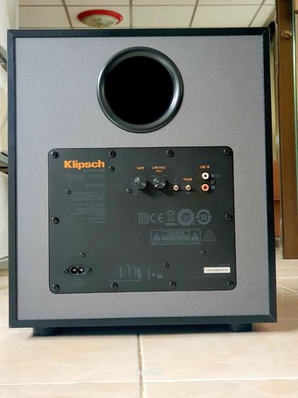 Klipsch R-100SW ซับวูฟเฟอร์ 10 นิ้ว  เสียงเบสแบบโรงหนัง  แบรนด์ซับ ขายดีอันดับ 1 USA รูปที่ 8