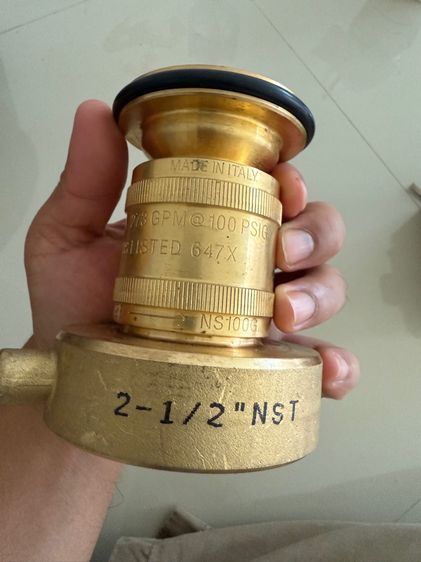 หัวฉีดน้ำดับเพลิงทองเหลือง รูปที่ 4