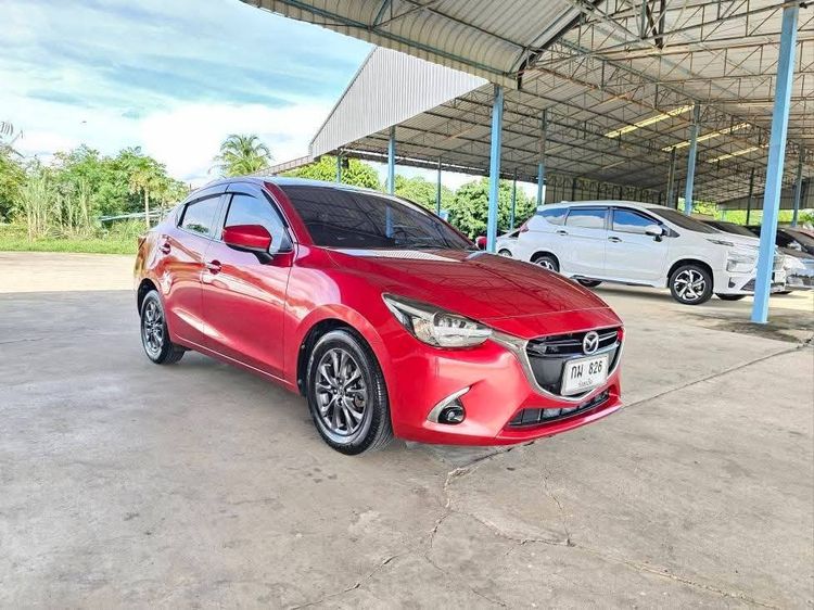 Mazda Mazda 2 2017 1.3 High Plus Sedan เบนซิน ไม่ติดแก๊ส เกียร์อัตโนมัติ แดง รูปที่ 2