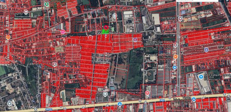 ไม่ใช่ ขายที่ดิน 2 ไร่ 3 งาน 71 ตารางวา หนองแขม มีโฉนด เหมาะลงทุนหรือปลูกบ้าน รูปที่ 2