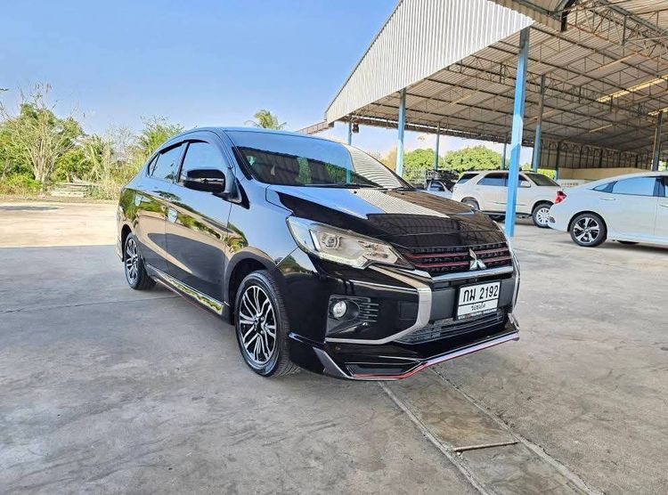 Mitsubishi Attrage 2021 1.2 Smart Sedan เบนซิน ไม่ติดแก๊ส เกียร์อัตโนมัติ ดำ รูปที่ 2