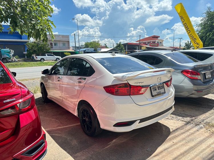 Honda City 2018 1.5 V i-VTEC Sedan เบนซิน ไม่ติดแก๊ส เกียร์อัตโนมัติ ขาว รูปที่ 4