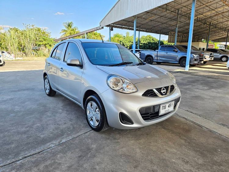 Nissan March 2020 1.2 S Sedan เบนซิน ไม่ติดแก๊ส เกียร์ธรรมดา เทา รูปที่ 2