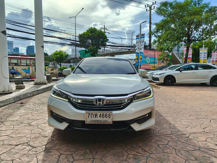 Honda Accord 2017 2.4 EL i-VTEC Sedan เบนซิน ไม่ติดแก๊ส เกียร์อัตโนมัติ ขาว รูปที่ 3
