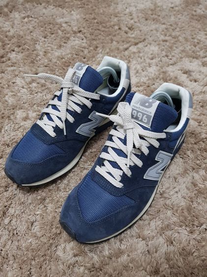 รองเท้าออกกำลังกาย ผู้ชาย นำเงินเข้ม New Balance 996 สีน้ำเงินNavy ไซต์ 41.5 สภาพใหม่มาก ใส่แค่ 2 ครั้ง 