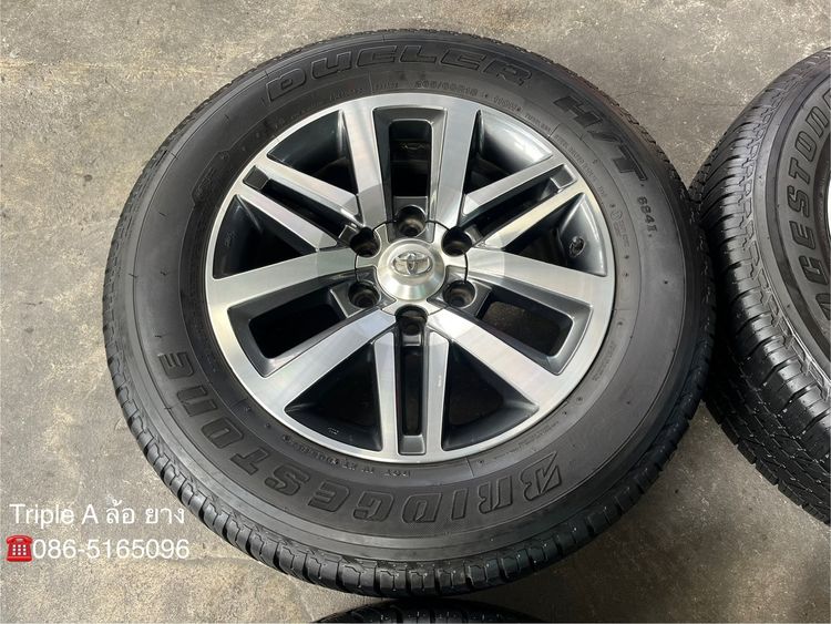 ✨ล้อแม็ก✨Toyota Fortuner ตัวท็อป ขอบ 18 พร้อมยาง 265-60-18 Bridgestone🌟ปลายปี 23🌟 รูปที่ 4