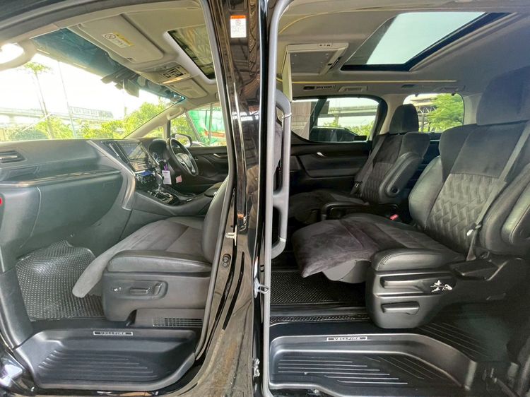 Toyota Vellfire 2015 2.5 Hybrid ZR G Edition E-Four 4WD Van ไฮบริด ไม่ติดแก๊ส เกียร์อัตโนมัติ ดำ