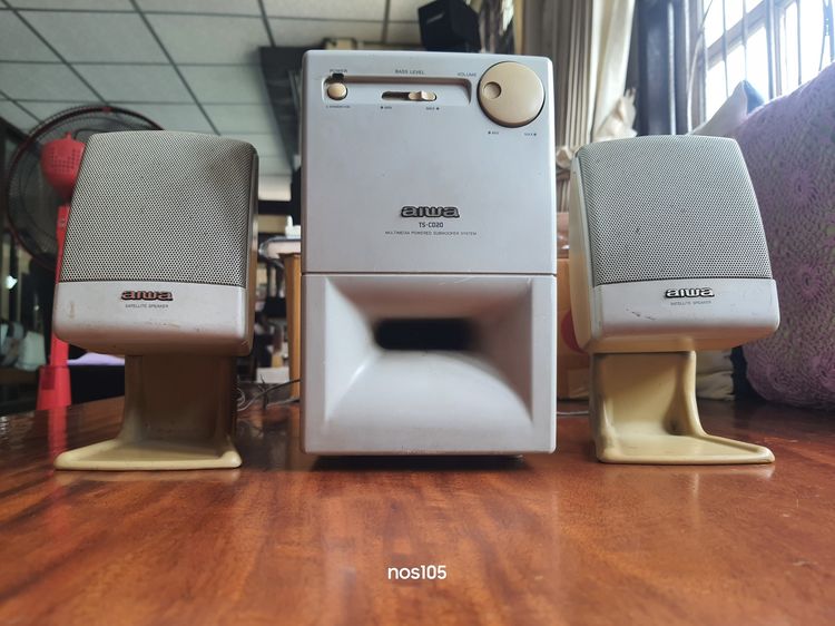 อื่นๆ อื่นๆ ลำโพงคอมพิวเตอร์ Aiwa TS-CD20 2.1 Multimedia Powered Subwoofer System with 2 Satellite Speakers SPR