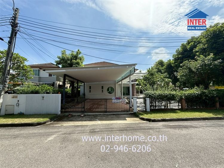 บ้านเดี่ยว 2 ชั้น 118.8 ตร.ว. หมู่บ้านฮาบิเทีย ปัญญาอินทรา1 ซอยปัญญาอินทรา2 ซอย5 (ซอยเลียบคลอง 2) ถนนเลียบคลองสอง เขตคลองสามวา กรุงเทพมหานคร