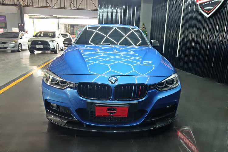 BMW Series 3 2013 328i Sedan เบนซิน เกียร์อัตโนมัติ น้ำเงิน รูปที่ 4