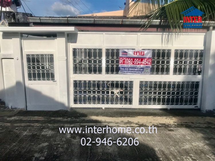 บ้านเดี่ยว 1 ชั้น 60 ตร.ว. หมู่บ้านสุขสันต์นิเวศน์ ซอยลาดพร้าว101 แยก25 ถนนลาดพร้าว เขตบางกะปิ กรุงเทพมหานคร
