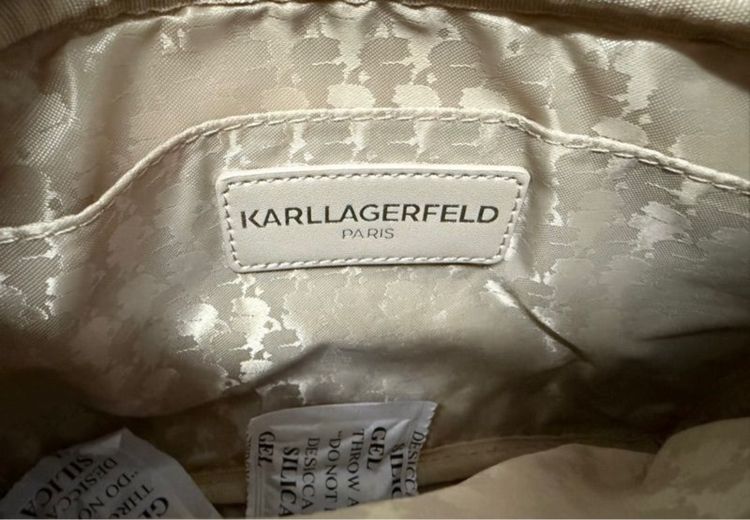 กระเป๋า Karl Lagerfeld Maybelle Camera Crossbody Checkered Blush Combo Boxed รูปที่ 8