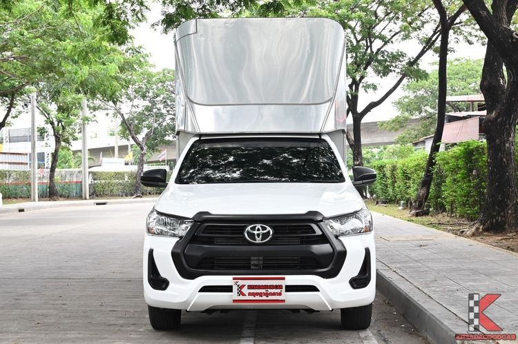 Toyota Hilux Revo 2023 2.4 Entry Pickup ดีเซล ไม่ติดแก๊ส เกียร์อัตโนมัติ ขาว รูปที่ 2