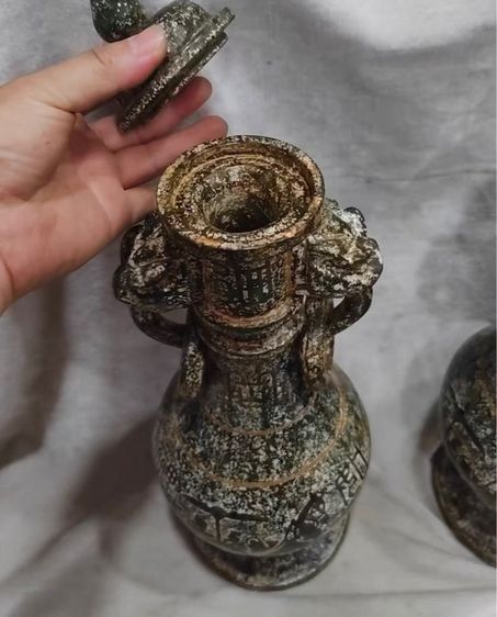 แจกันหินหยกเก่าโบราณ รูปที่ 2