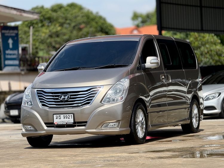 Hyundai Grand Starex 2014 2.5 VIP Utility-car ดีเซล ไม่ติดแก๊ส เกียร์อัตโนมัติ น้ำตาล รูปที่ 2