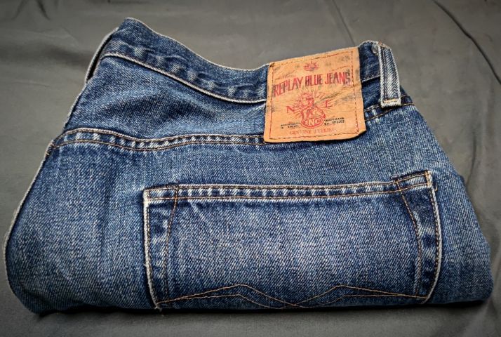 Vintage Replay Jeans made in Italy  รูปที่ 5