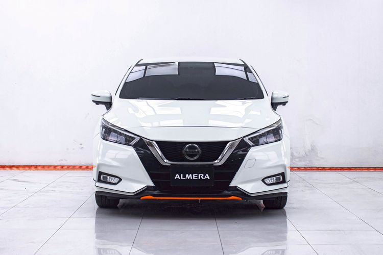 Nissan Almera 2020 1.0 VL Sedan เบนซิน ไม่ติดแก๊ส เกียร์อัตโนมัติ ขาว รูปที่ 4