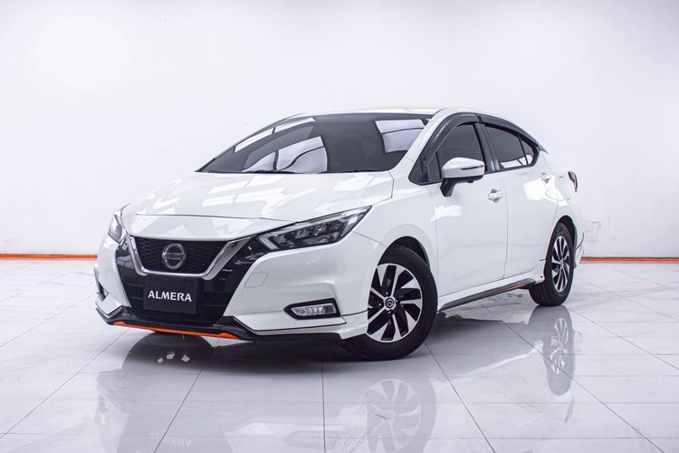 Nissan Almera 2020 1.0 VL Sedan เบนซิน ไม่ติดแก๊ส เกียร์อัตโนมัติ ขาว