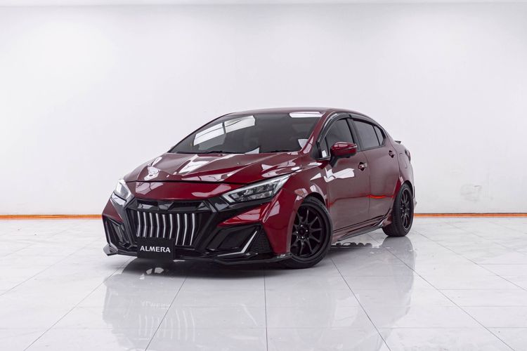 รถ Nissan Almera 1.0 VL สี แดง