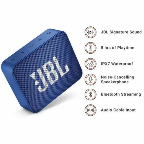 JBL GO 2 Portable Waterproof Bluetooth Speaker ลำโพงพกพาบลูทูธ กันน้ำ