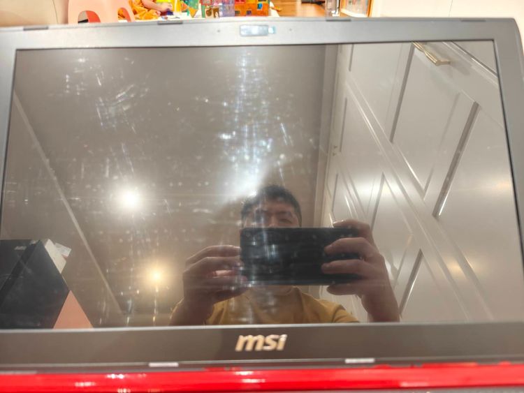 🔥 ขาย Gaming Notebook MSI GP62 7RD Leopard - สภาพดี มีกันรอยรอบตัว ใช้งานได้เต็มประสิทธิภาพ🔥 รูปที่ 4