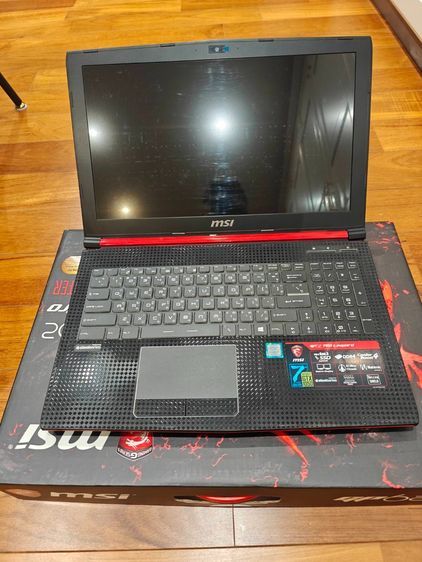 🔥 ขาย Gaming Notebook MSI GP62 7RD Leopard - สภาพดี มีกันรอยรอบตัว ใช้งานได้เต็มประสิทธิภาพ🔥 รูปที่ 2